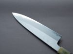 Hitohira - Togashi - Blue #1 Stainless Clad - Migaki - 210mm Gyuto - Ziricote Handle Online now