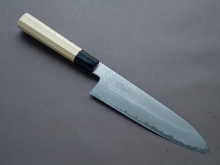 Hitohira - Gorobei x Kyuzo - White #2 Damascus - 210mm Gyuto - Magnolia Handle Online