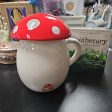 Ceramic Mushroom Mug With Removeable Lid Supply