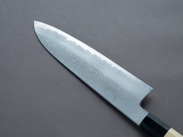 Hitohira - Gorobei x Kyuzo - White #2 Damascus - 210mm Gyuto - Magnolia Handle Online