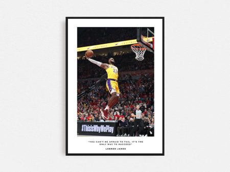 Lebron James Los Angeles Lakers Frame on Sale