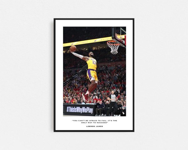 Lebron James Los Angeles Lakers Frame on Sale