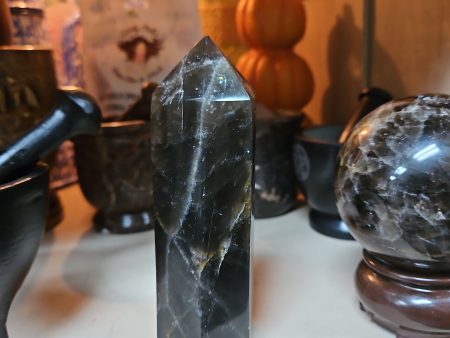 Deep Smokey Quartz Tower For Cheap