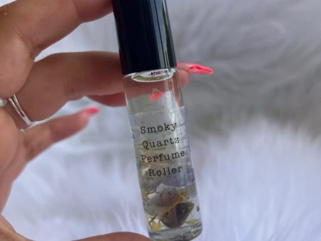 Smokey Quartz Crystal Perfume Roller Online