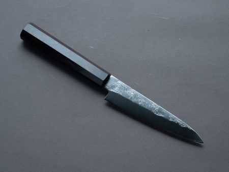 Hitohira - Imojiya TH - Silver #3 - Nashiji - 120mm Petty - Mono Ebony Handle Online now