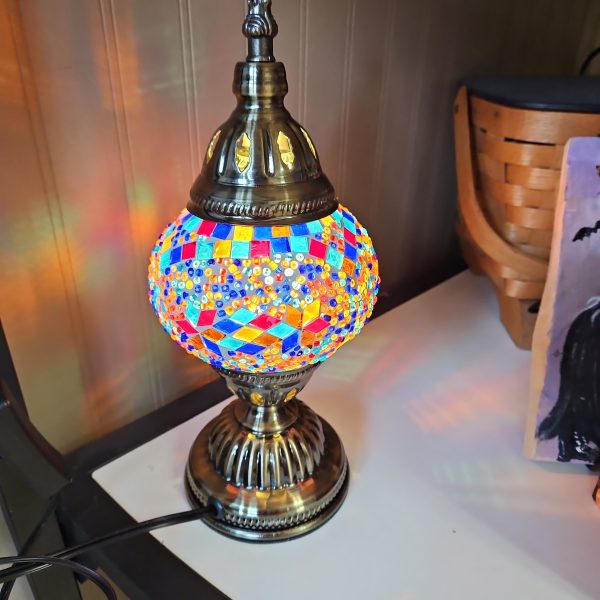 Turkish Style Mosaic Desk Lamp 12  by 5 1 4  - Various Hot on Sale