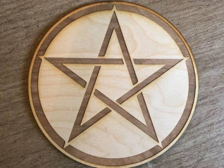 Pentagram     Pentacle Crystal Grid   Altar Tile Cheap