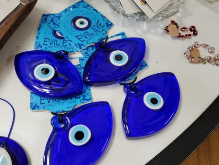 Eye Shaped Evil Eye Suncatcher   Wall Art Fashion