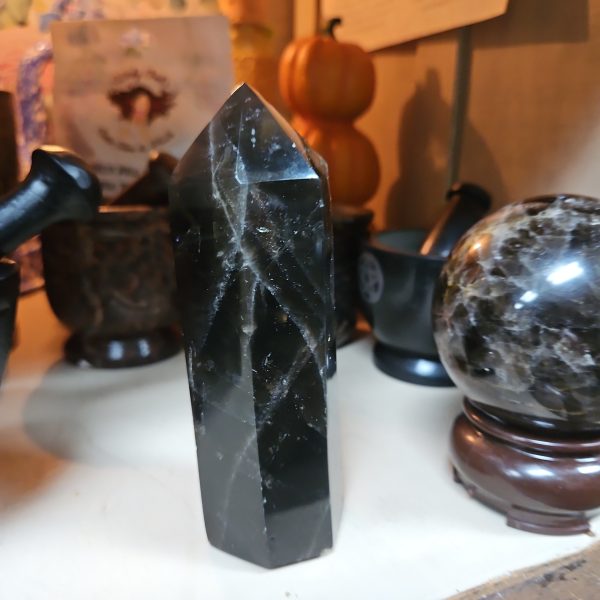 Deep Smokey Quartz Tower For Cheap