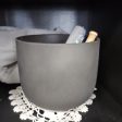 Black Crystal Singing Bowl with Carrying Case - Note G (448) Online