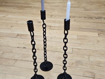 Hand Forged Chain Chime Candle Holders Fashion