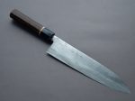 Nakaya Heiji - Semi-Stainless - Nashiji - 240mm Gyuto - Burnt Chestnut Handle Online now