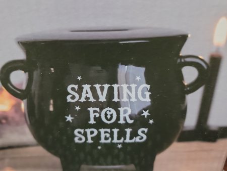 Cauldron Money Box - Bank   Saving for Spells   For Sale