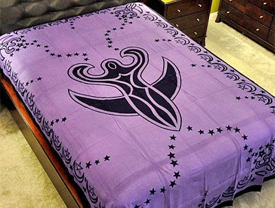 Fairy Goddess Tapestry (Purple) - 72  x 108  Hot on Sale