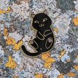 Playful Cat Enamel Pin - Cute & Funny Cat Lapel Pin For Cheap