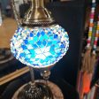 Handmade Mosaic Hanging Lamp  15 1 2   ( Turkish lamps ) Blue Starburst Supply