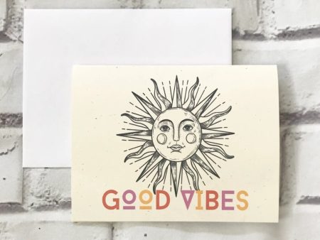 Good Vibes Card Sunshine Online Hot Sale