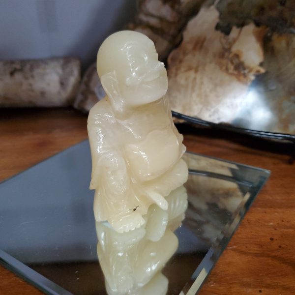 Hand Carved Buddha - Golden Healer - Collector Piece Cheap