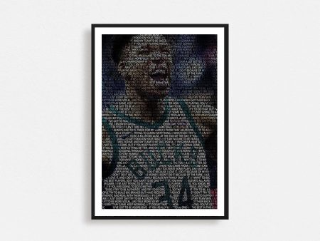 Giannis Typography Frame For Cheap