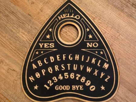 Planchette Pendulum Board & Sphere Holder (Black Painted) For Sale