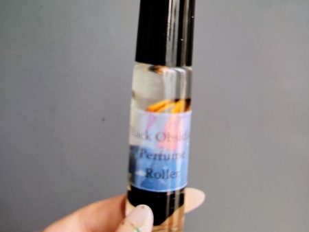 Black Obsidian Crystal Perfume Roller Online Sale