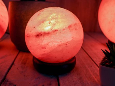 Moon   Globe Shape Himalayan Salt Lamp 5  For Discount