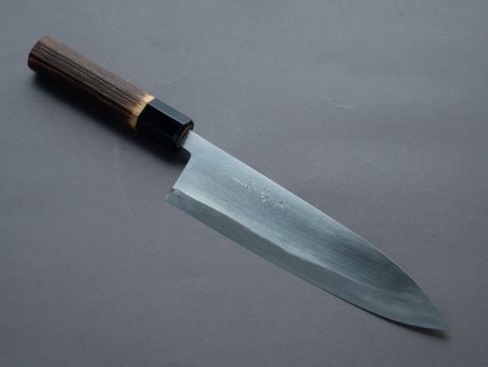 Nakaya Heiji - Semi-Stainless - Migaki - 210mm Gyuto - Burnt Chestnut Handle Fashion