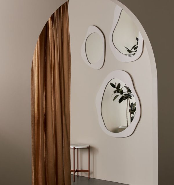 Aura 85 x 95 Shell Mirror Discount