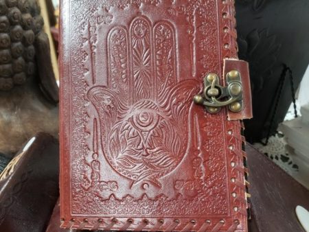 Hamsa Leather Journal For Cheap