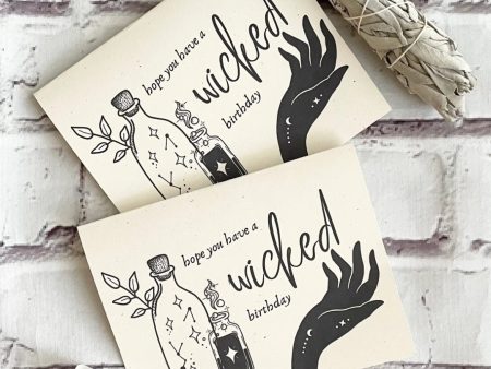 Birthday Card | Wicked Birthday | Witchy Card Cheap