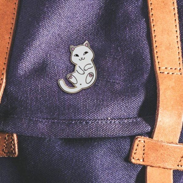 Playful Cat Enamel Pin - Cute & Funny Cat Lapel Pin For Cheap