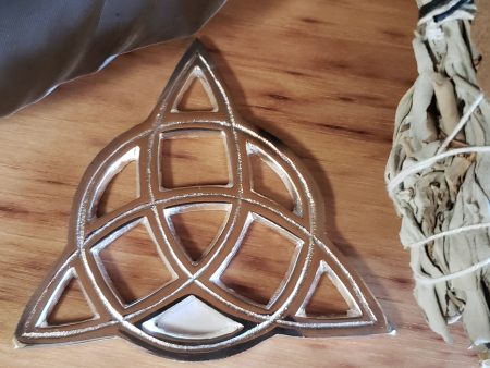 Triquetra Open Cut Altar Tile 3  Online