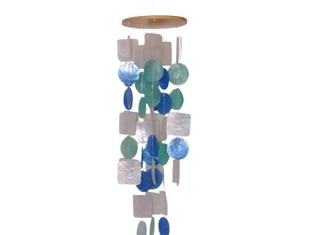 Blue Capiz Shell Chime Online Sale