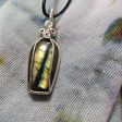 Wire Wrapped Labradorite Necklace Fashion