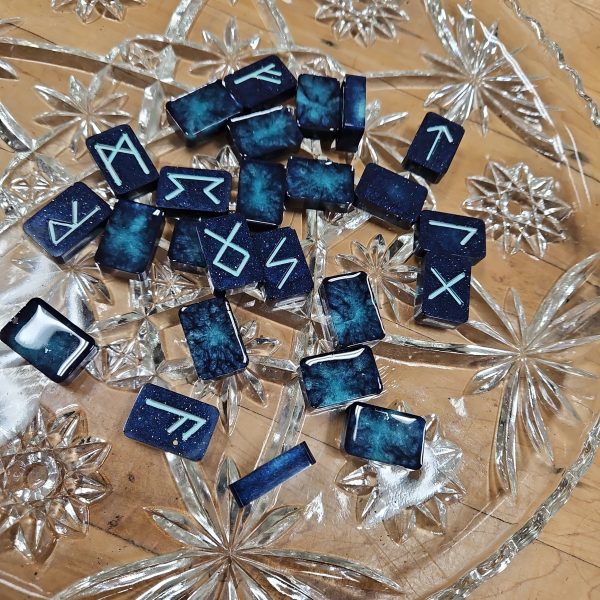 Hand Crafted Resin Runes Cheap