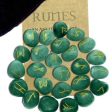 Green Aventurine Gemstone Runes - Starlinks Gifts on Sale