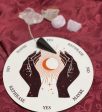 Magic Hands Holding Crescent Moon Pendulum Board 6  Hot on Sale