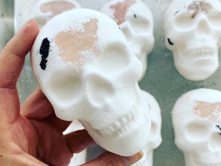 Altar Ego Skull Bath Bomb with Rose Quartz Crystal Online