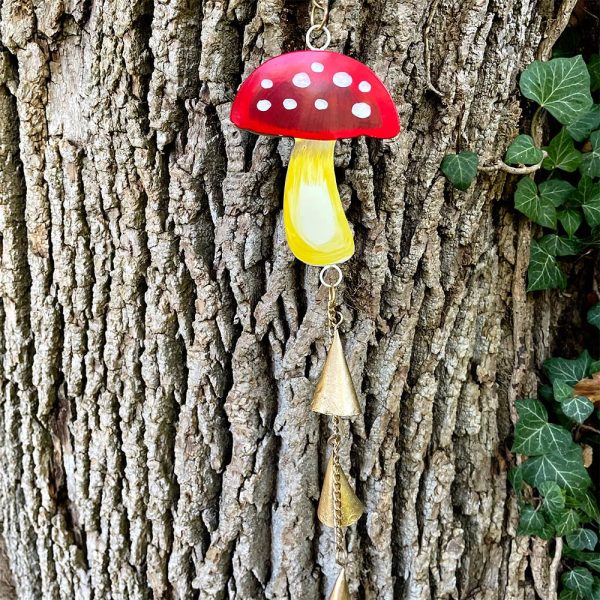 Funky Mushroom  Wind Chime Online Hot Sale