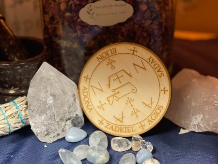 Archangel ZADKIEL CRYSTAL GRID Hot on Sale