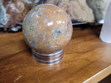 Flower Agate  & Ocean Jasper Spheres For Sale