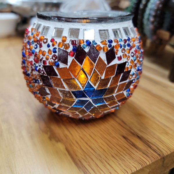 Handmade Turkish Mosaic Votive Globes Online Sale