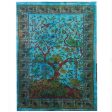 Indian Cotton Tapestry  Tree Of Life - Classic Cheap