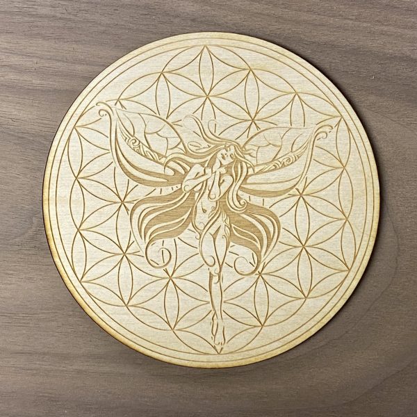 Fairy Flower of Life Crystal Grid   Altar Tile Online Hot Sale