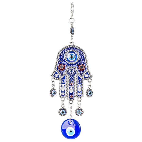 Hamsa & Evil Eye Wall Hanging   Wall Art Online Hot Sale