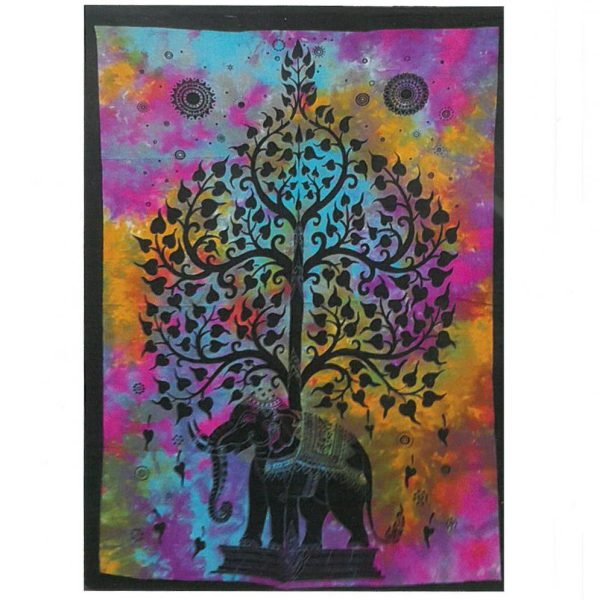 Indian Cotton Tapestry - Elephant For Sale