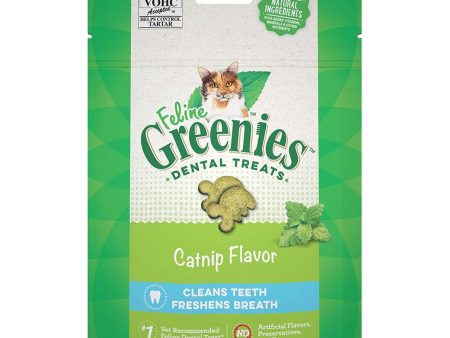 $2 OFF: Greenies Catnip Flavor Dental Cat Treats 2.1oz For Sale