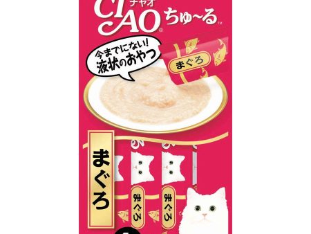 3 FOR $15: Ciao ChuRu Maguro Tuna Liquid Cat Treat 56g Sale