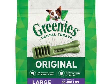 25% OFF: Greenies Original Large Dental Dog Treats 12oz (8 chews) Online now